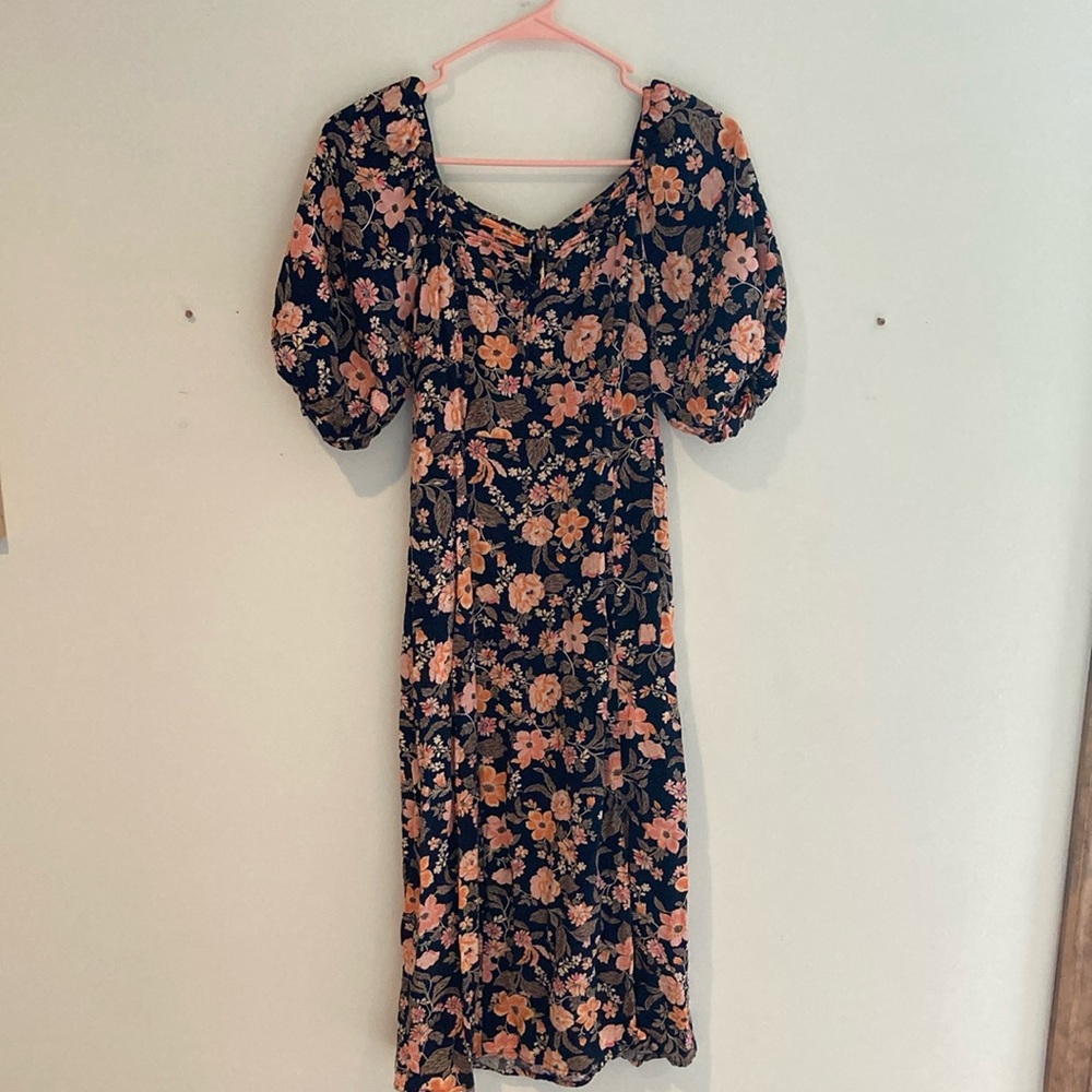 Midi floral dress